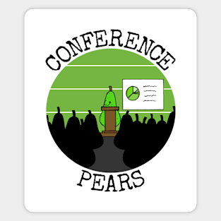 Conference Pears, Meeting Sarcasm Healthy Eating Funny Magnet